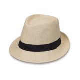 Gigi-Natural with Black Ribbon