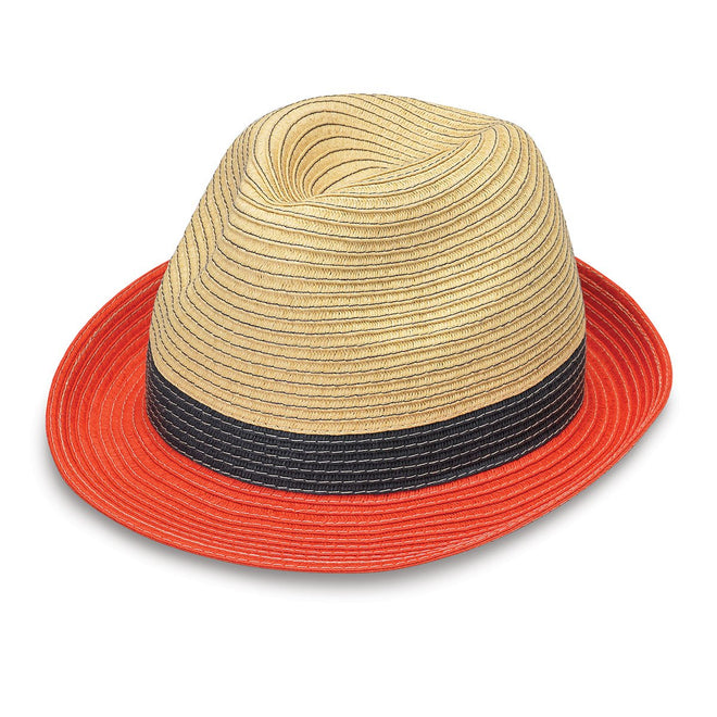 St. Tropez Trilby-Orange Combo
