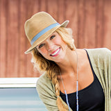 Trilogy Trilby-Natural/Navy