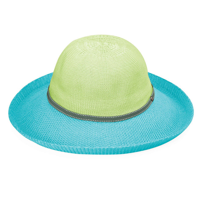 Victoria Two-Toned-Lime/Turquoise