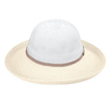 Victoria Two-Toned-White/Natural
